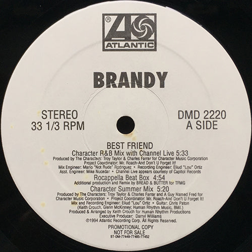 BRANDY feat. CHANNEL LIVE // BEST FRIEND (CHARACTER MIX & LP VERSION) (5VER)