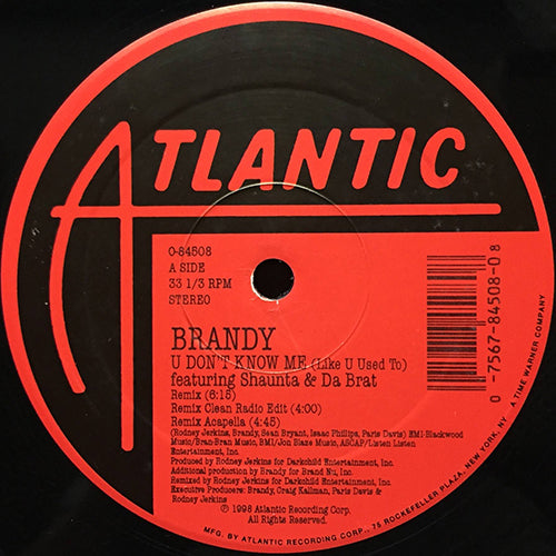 BRANDY feat. SHAUNTA & DA BRAT // U DON'T KNOW ME (LIKE U USED TO) (REMIX & ORIGINAL) (6VER)