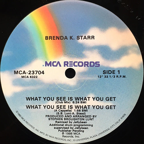 BRENDA K. STARR // WHAT YOU SEE IS WHAT YOU GET (4VER)