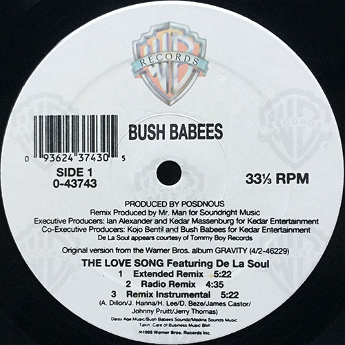 BUSH BABEES feat. DE LA SOUL / MOS DEF // THE LOVE SONG (5VER)