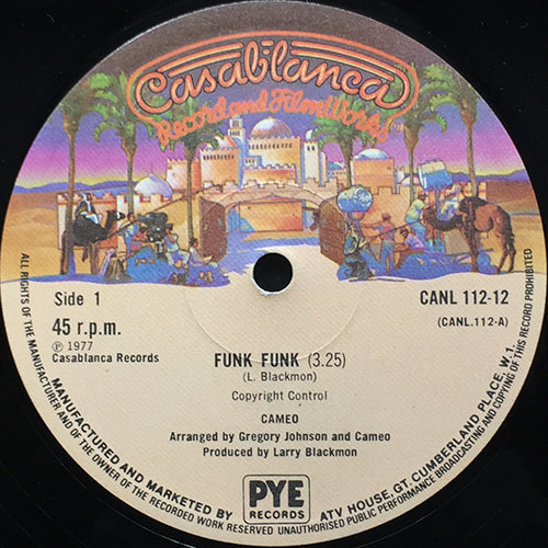 CAMEO // FUNK FUNK (3:25) / GOOD TIMES (4:59)