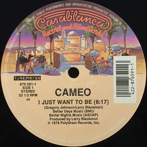 CAMEO // I JUST WANT TO BE (6:22) / KEEP IT HOT (4:41)