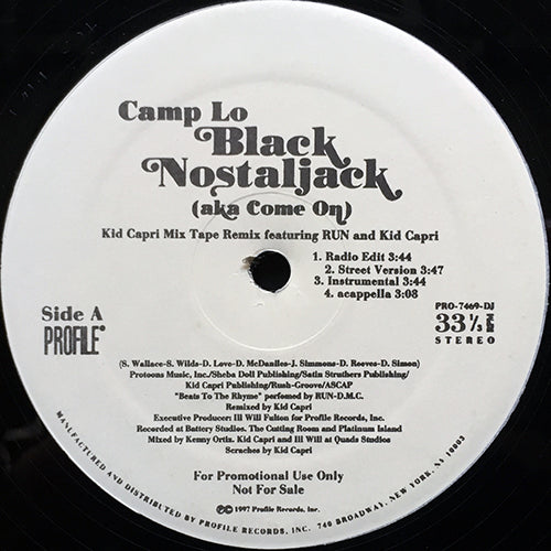 CAMP LO // BLACK NOSTALJACK (6VER)