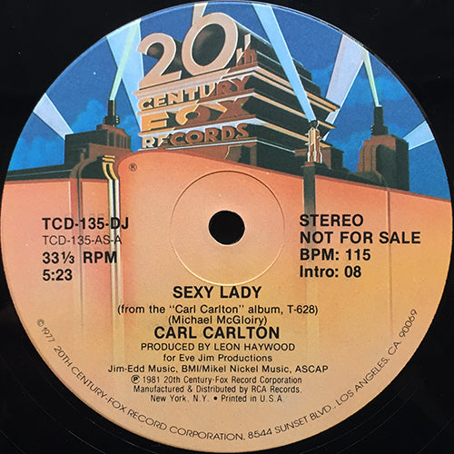 CARL CARLTON // SEXY LADY (5:23)