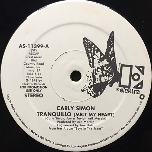 CARLY SIMON // TRANQUILLO (MELT MY HEART) (5:11)