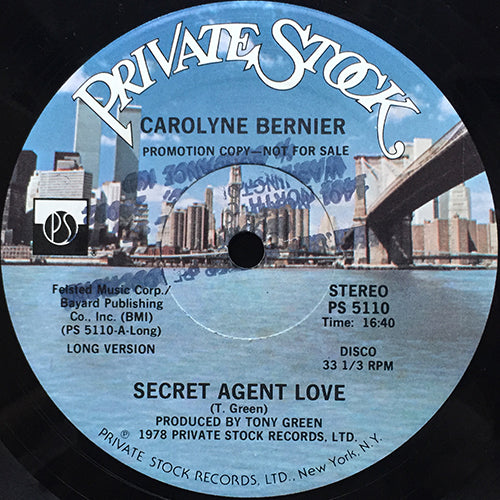 CAROLYNE BERNIER // SECRET AGENT LOVE (12:00/16:40)