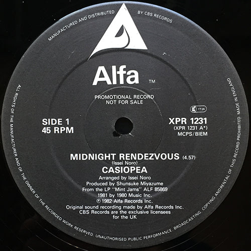 CASIOPEA // MIDNIGHT RENDEZVOUS (4:57) / (AIRPLAY VERSION) (3:59) / TIME LIMIT (2:37)