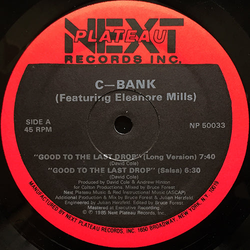 C-BANK feat. ELEANORE MILLS // GOOD TO THE LAST DROP (4VER)