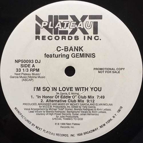 C-BANK feat. GEMINIS // I'M SO IN LOVE WITH YOU (4VER)