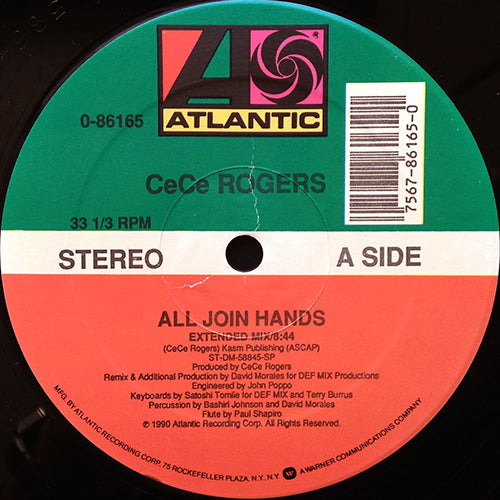 CE CE ROGERS // ALL JOIN HANDS (8:44) / DUB (8:15)