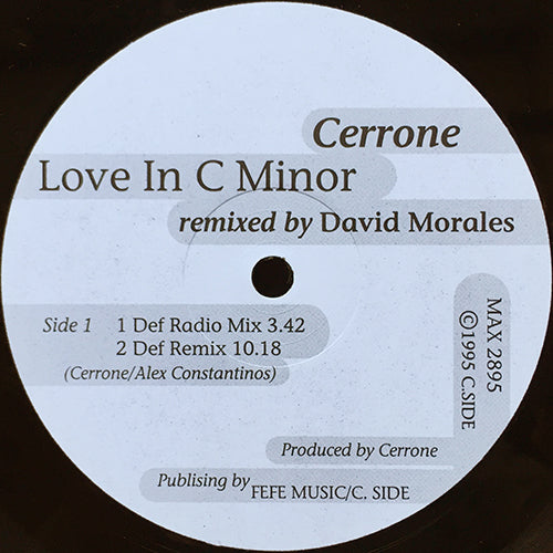 CERRONE // LOVE IN C MINOR (DAVID MORALES REMIX) (4VER)