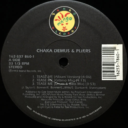 CHAKA DEMUS & PLIERS // TEASE ME (5VER) / NUH BETTA NUH DEH