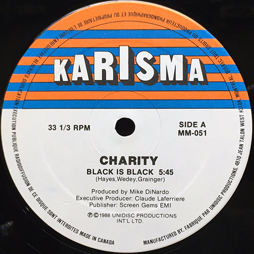 CHARITY // BLACK IS BLACK (5:45/3:41) / (INSTRUMENTAL) (5:45)