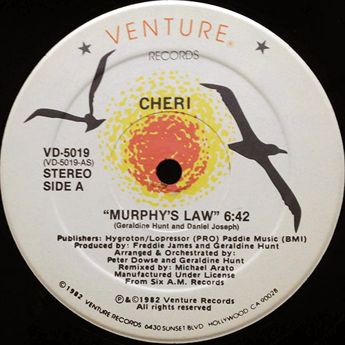 CHERI // MURPHY'S LAW (6:42) / INST (6:27)