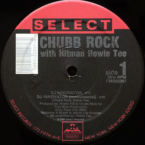 CHUBB ROCK with HITMAN HOWIE TEE // DJ INNOVATOR (2VER) / I FEEL GOOD (2VER)