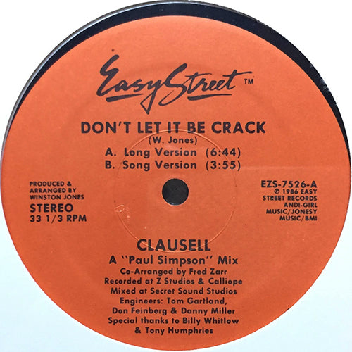 CLAUSELL // DON'T LET IT BE CRACK (4VER)
