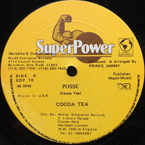 COCOA TEA / ADMIRAL BAILEY // POSSE / (VERSION) / TOP CELEBRITY MAN / (VERSION)