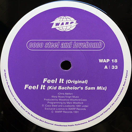 COCO, STEEL & LOVEBOMB // FEEL IT (3VER) / TOUCH IT (AFRICAN PLAIN MIX)