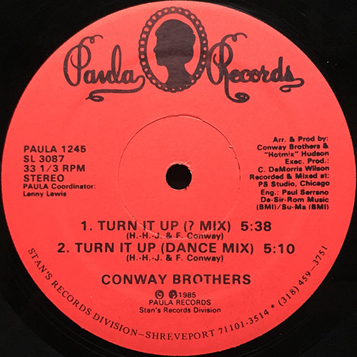 CONWAY BROTHERS // TURN IT UP (4VER)
