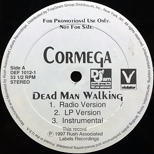 CORMEGA // DEAD MAN WALKING (3VER) / MEGA FUNK (2VER)