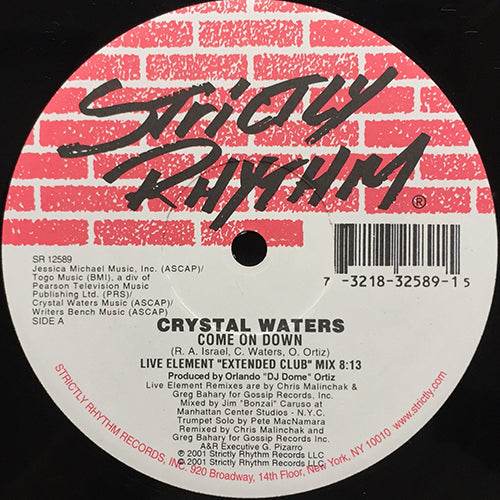 CRYSTAL WATERS // COME ON DOWN (5VER)