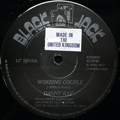DANNY RAY // WORKING COUPLE / DUBBING COUPLE (INSTRUMENTAL) / THE RASTAMAN