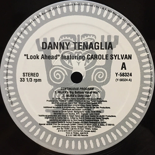DANNY TENAGLIA feat. CAROLE SYLVAN // LOOK AHEAD (4VER)