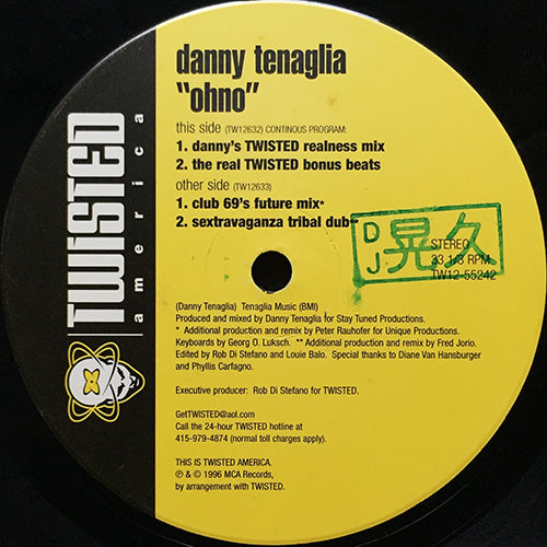 DANNY TENAGLIA // OH NO (4VER)
