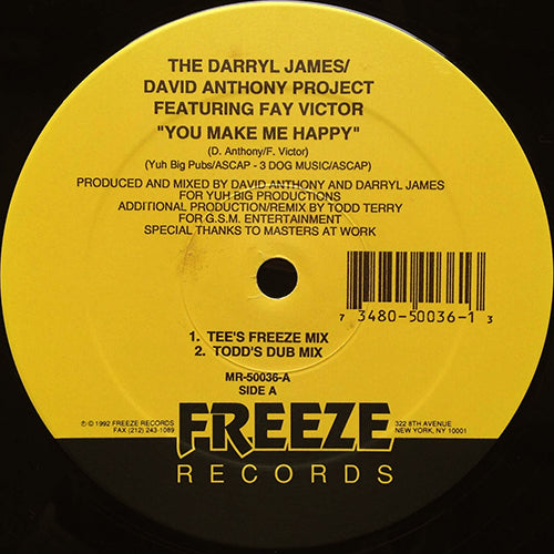 DARRYL JAMES / DAVID ANTHONY PROJECT feat. FAY VICTOR // YOU MAKE ME HAPPY (4VER)