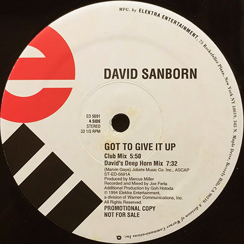 DAVID SANBORN // GOT TO GIVE IT UP (5VER)
