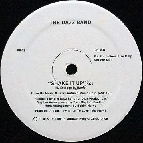 DAZZ BAND / JERMAINE JACKSON // SHAKE IT UP (5:05) / YOU LIKE ME DON'T YOU (4:47) / LITTLE GIRL DON'T YOU (4:47)