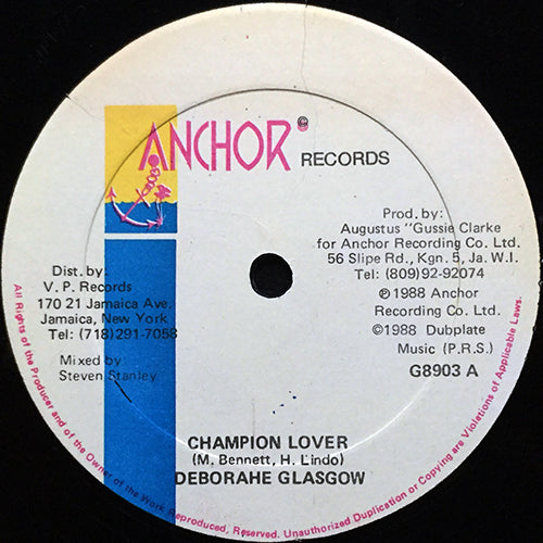 DEBORAHE GLASGOW // CHAMPION LOVER / (PT. 2 VERSION)