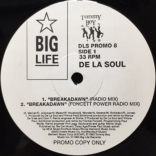 DE LA SOUL // BREAKADAWN (UK REMIX & ORIGINAL) (4VER)