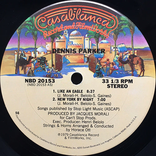 DENNIS PARKER // LIKE AN EAGLE (8:37) / NEW YORK BY NIGHT (7:00)