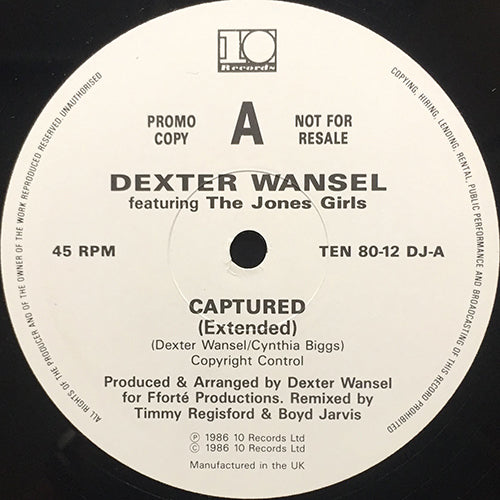 DEXTER WANSEL feat. JONES GIRLS // CAPTURED (EXTENDED & ORIGINAL) / CONVERSATIONS