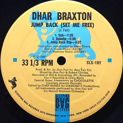 DHAR BRAXTON // JUMP BACK (SET ME FREE) (5VER)