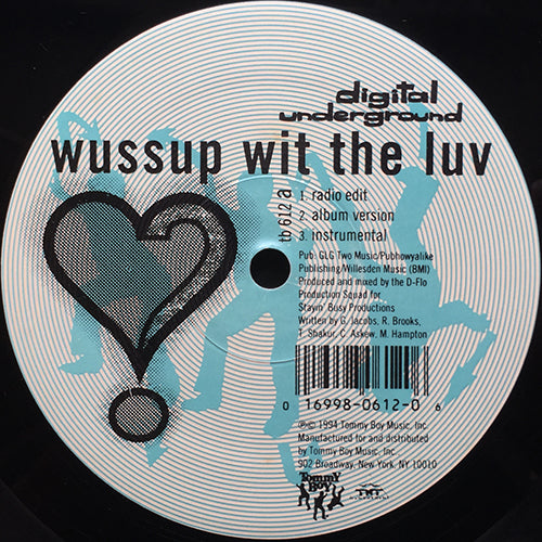 DIGITAL UNDERGROUND // WUSSUP WIT THE LUV (3VER) / DOO WOO YOU (3VER)