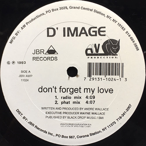 D'IMAGE // DON'T FORGET MY LOVE (3VER) / ALWAYS LOVIN U