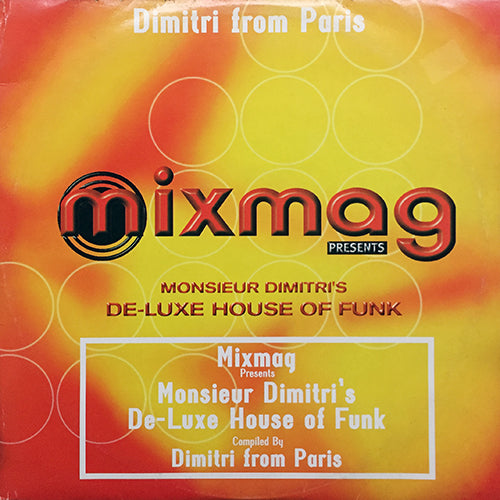 V.A. (BJORK / U.F.O. / MORNING KIDS / KARMA / SIR RAYMOND MANG / MONDO GROSSO / BRAND NEW HEAVIES etc...) // MONSIEUR DIMITRI'S DE-LUXE HOUSE OF FUNK (LP) inc.