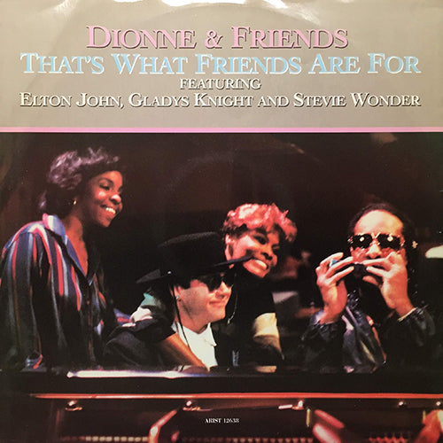 DIONNE WARWICK & FRIENDS feat. ELTON JOHN, GLADYS KNIGHT & STEVIE WONDER // THAT'S WHAT FRIENDS ARE FOR (VOCAL/INST) / TWO SHIPS PASSING IN THE NIGHT