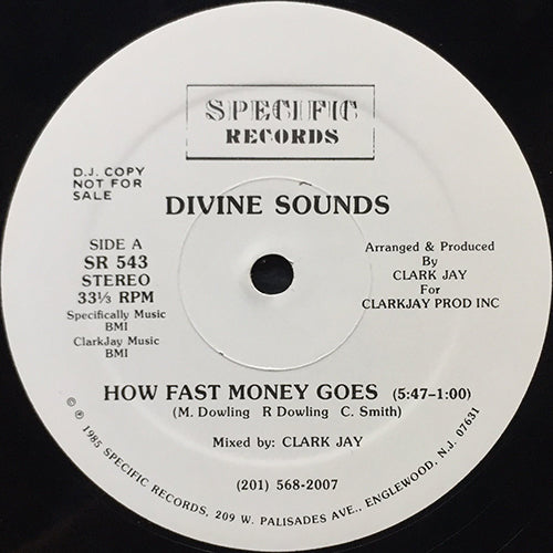 DIVINE SOUNDS // HOW FAST MONEY GOES (3VER)