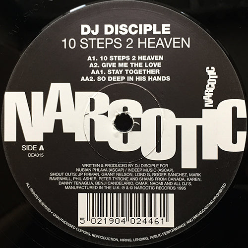 DJ DISCIPLE // 10 STEPS TO HEAVEN / GIVE ME THE LOVE / STAY TOGETHER / SO DEEP IN HIS HANDS