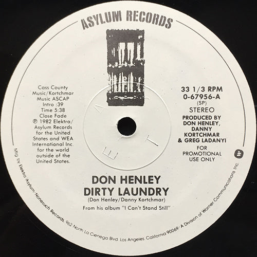 DON HENLEY // DIRTY LAUNDRY (5:38)