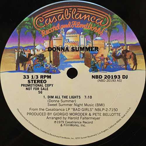 DONNA SUMMER // DIM ALL THE LIGHTS (7:10)