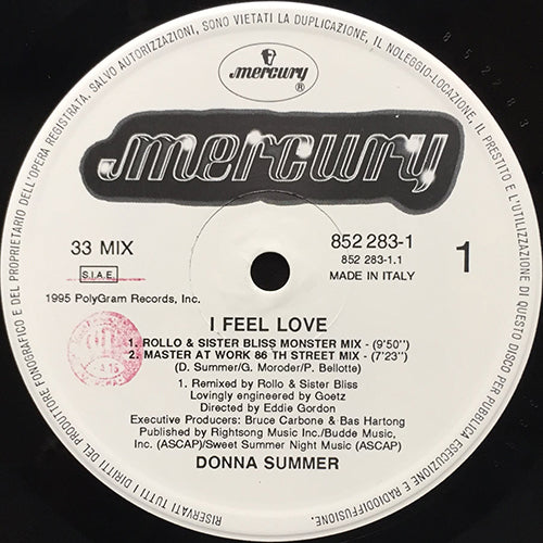 DONNA SUMMER // I FEEL LOVE (MASTERS AT WORK REMIX) (4VER)