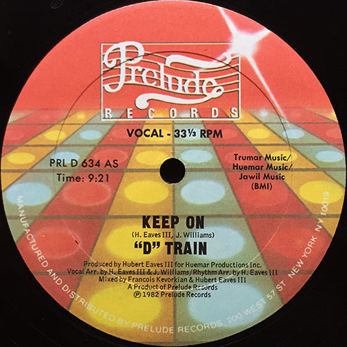 D TRAIN // KEEP ON (9:21) / DUB (3:44)