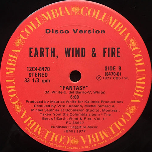 EARTH, WIND & FIRE // LET'S GROOVE (6:43) / FANTASY (REMIX) (6:00)