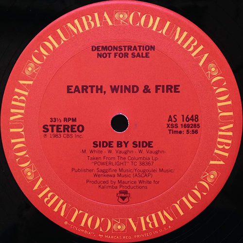 EARTH, WIND & FIRE // SIDE BY SIDE (5:56) / SOMETHING SPECIAL (4:24)