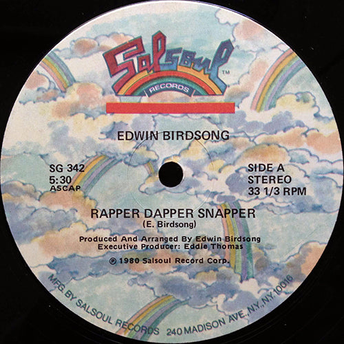 Edwin Green Rapper EDWIN BIRDSONG // RAPPER DAPPER SNAPPER (5:30) / INST (8:00) – next ...