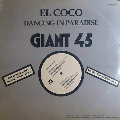 EL COCO // DANCING IN PARADISE (8:05) / LOVE IN YOUR LIFE (7:40)